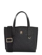 Th Distinct Small Tote Mono Shopper Taske Black Tommy Hilfiger