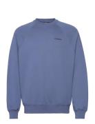 Callan Crew Neck Tops Sweatshirts & Hoodies Sweatshirts Blue J. Lindeb...