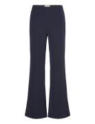 Casual Trousers Bottoms Trousers Flared Navy Rosemunde