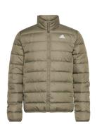 Essentials Light Down Jacket Foret Jakke Khaki Green Adidas Sportswear