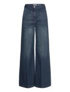 Trw-Ellen Pant Wash Riverside Bottoms Jeans Wide Blue Tomorrow