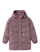 Nkfmemo Jacket Long Tb Foret Jakke Purple Name It