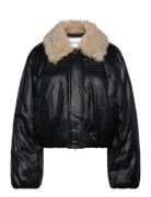 Fran Jacket Outerwear Faux Fur Black Stand Studio