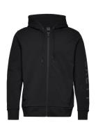 Essential Hoody Fz Tops Sweatshirts & Hoodies Hoodies Black Hackett Lo...