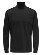 Onsarbor Reg Roll Neck Tops Knitwear Turtlenecks Black ONLY & SONS