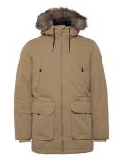 Jjeconstruct Faux Fur Parka Sn Parka Jakke Beige Jack & J S