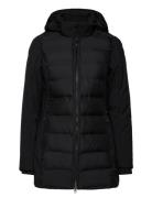 Woman Parka Light Hybrid Softshell Foret Jakke Black CMP