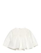 Embroidered Cotton Blouse Tops Blouses & Tunics White Mango