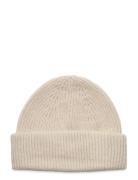 Slhmason Merino Sailor Wool Beanie Accessories Headwear Beanies Cream ...