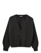 Mmthora V-Neck Knit Cardigan Tops Knitwear Cardigans Brown MOS MOSH