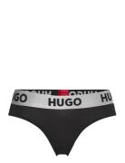 Thong Sporty Logo G-streng Undertøj Black HUGO