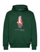 Polo Bear Fleece Hoodie Tops Sweatshirts & Hoodies Hoodies Green Polo ...