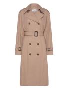 Jenna Trenchcoat Frakke Beige Reiss