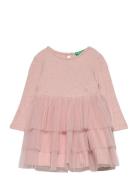 Dress Dresses & Skirts Dresses Partydresses Pink United Colors Of Bene...