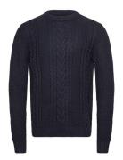 Jjcraig Knit Crew Neck Aw24 Tops Knitwear Round Necks Navy Jack & J S