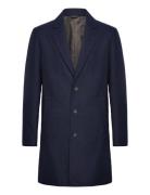 Jjeharrison Wool Coat Sn Uldfrakke Frakke Navy Jack & J S