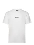 Micro Logo Graphic Loose Tee Tops T-Kortærmet Skjorte White Superdry