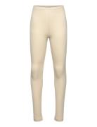 Leggings Rib Bottoms Leggings Cream Huttelihut