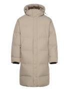 Recycled Padded Coat Parka Jakke Cream Lindbergh