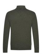 Speckled Wool-Blend Mockneck Sweater Tops Sweatshirts & Hoodies Sweats...