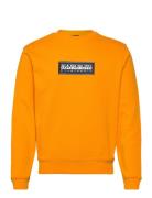 Box Logo Sweatshirt Tops Sweatshirts & Hoodies Sweatshirts Orange Napa...