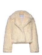 Samara Jacket Outerwear Faux Fur Cream Stand Studio