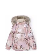 Hopla Fur Outerwear Jackets & Coats Winter Jackets Pink Molo