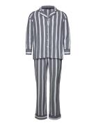 Decoy Flannel Py Set Pyjamas Nattøj Blue Decoy