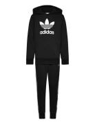 Hoodie Set Sport Tracksuits Black Adidas Originals