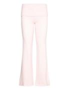 Knitted Lounge Trousers Pyjamasbukser Hyggebukser Pink Gina Tricot