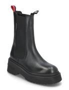 Tjw Chunky Chelsea Shoes Chelsea Boots Black Tommy Hilfiger