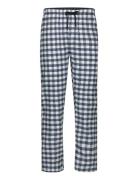 Mouline Brushed Pyjama Pants Hyggebukser Navy Lindbergh