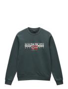 B-Aylmer C Wint Tops Sweatshirts & Hoodies Sweatshirts Green Napapijri