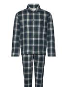 Flannel Pj Set Shirt And Pants Pyjamas Nattøj Navy GANT