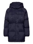 Mid Length Down Jacket Foret Jakke Navy GANT