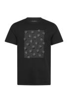 Mini Dice Graphic Tee Tops T-Kortærmet Skjorte Black French Connection