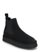 Cph258 Suede Cognac Shoes Chelsea Boots Black Copenhagen Studios