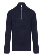 Jprblaliam Knit Half Zip Bf Jnr Tops Knitwear Pullovers Navy Jack & J ...