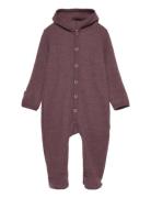 Hush Wool Wholesuit Outerwear Fleece Outerwear Fleece Suits Burgundy F...