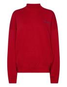 Vintage Fleece-Lsl-Sws Tops Sweatshirts & Hoodies Sweatshirts Red Polo...