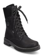 72048-01 Shoes Boots Ankle Boots Laced Boots Black Rieker