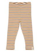 Legging Modal Striped Bottoms Leggings Beige Petit Piao