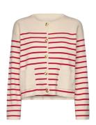 Elodiepw Ca Tops Knitwear Cardigans Cream Part Two
