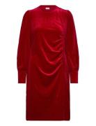 Pzbarbara Dress Kort Kjole Red Pulz Jeans