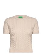 Sweater Tops Knitwear Jumpers Beige United Colors Of Benetton