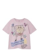 Nkfsema Spongebob Ss Nreg Top Box Cplg Tops T-Kortærmet Skjorte Pink N...