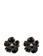 Daisy Earring Ørestickere Smykker Black By Jolima