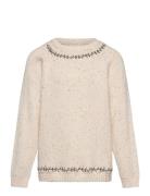 Nmngalto Rio Ls Knit Lil Tops Knitwear Pullovers Beige Lil'Atelier