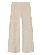 Nkfrikka Wide Pant Bottoms Trousers Beige Name It