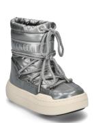 Mb Jr Park Boot Vinterstøvler Pull On Silver Moon Boot